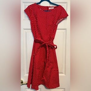Cute red polka dot Rockabilly dress